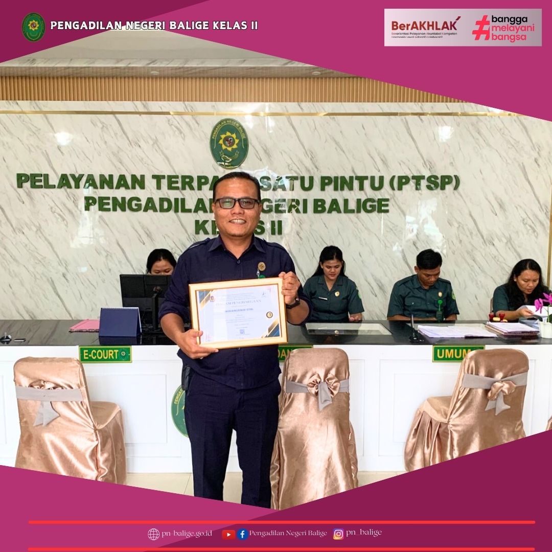 PENGADILAN NEGERI BALIGE MERAIH PERINGKAT III KATEGORI SATKER TERBAIK PENGGUNA DIGIPAY PENGADILAN NEGERI BALIGE MERAIH PERINGKAT III KATEGORI SATKER TERBAIK PENGGUNA DIGIPAY